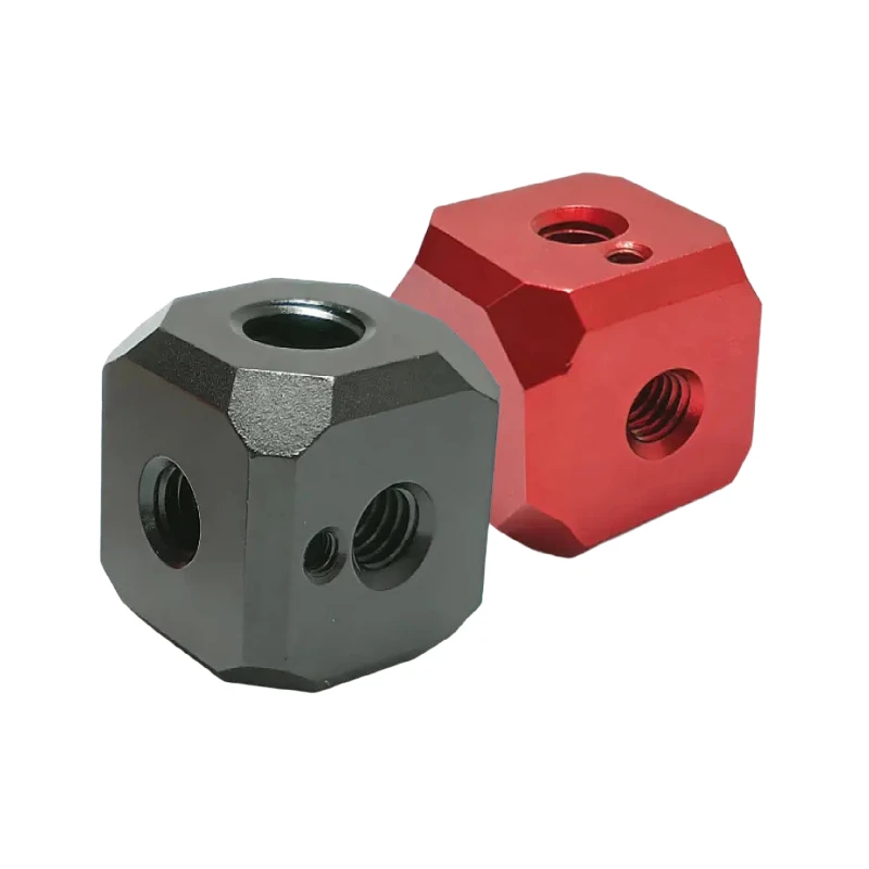 Aluminum Alloy Mini Magic Cube Transfer Screw Holes 1/4