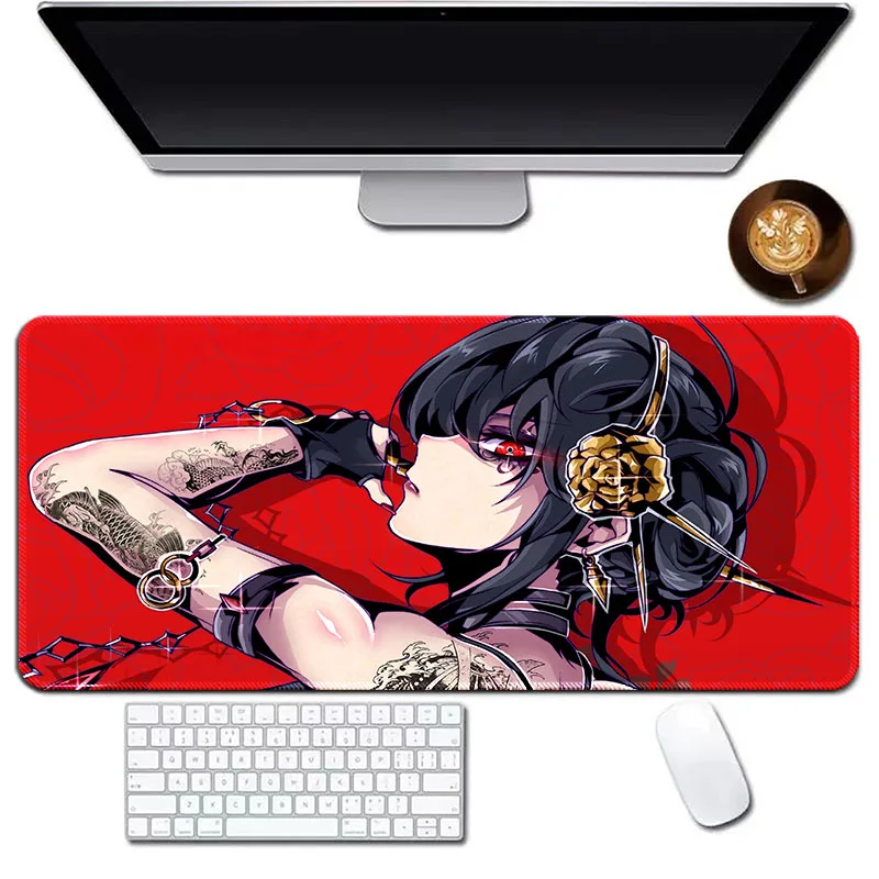 

Yor Briar Spy Large Anime Mouse Pad XXLMat Big Gamer Gaming Playmat Customized Desk Keyboard Mousepad