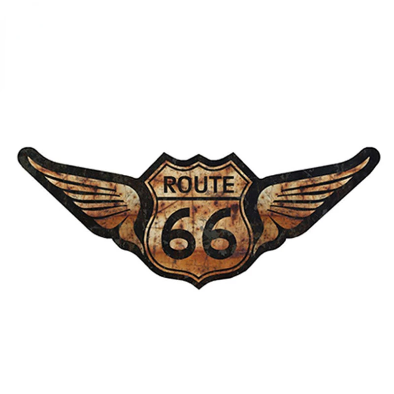 Rat Rod US Highway Route 66 Car Stickers Vinyl Decal Personality Waterproof Accessories