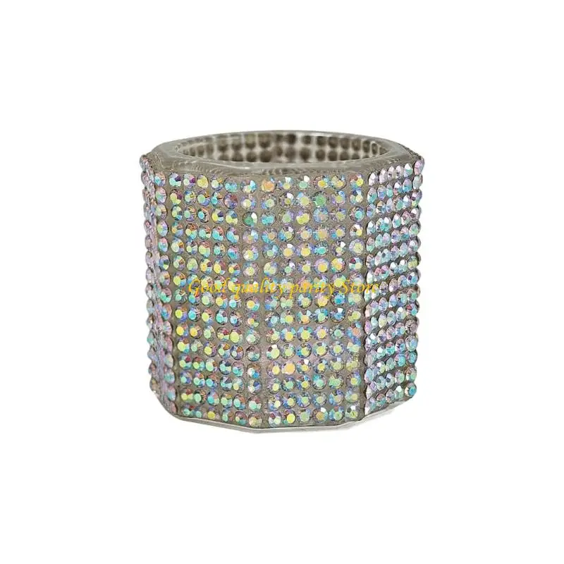 كوب M4YA متعدد الوظائف لفن الأظافر مع زخرفة من أحجار الراين لتنظيف الفرشاة وعرض المجوهرات بمظهر دقيق #2