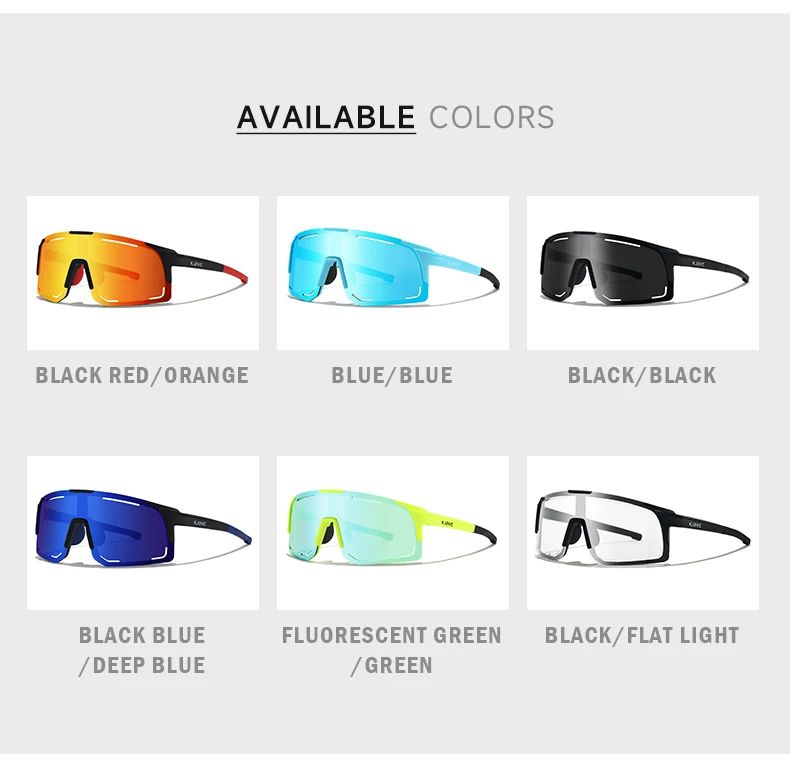 KAROS Unisex Leichte UV400 Sportbrille Anti-UV Wander- und Radfahrbrille mit Komplettem Verpackungsset YZ2032 – Detail 9