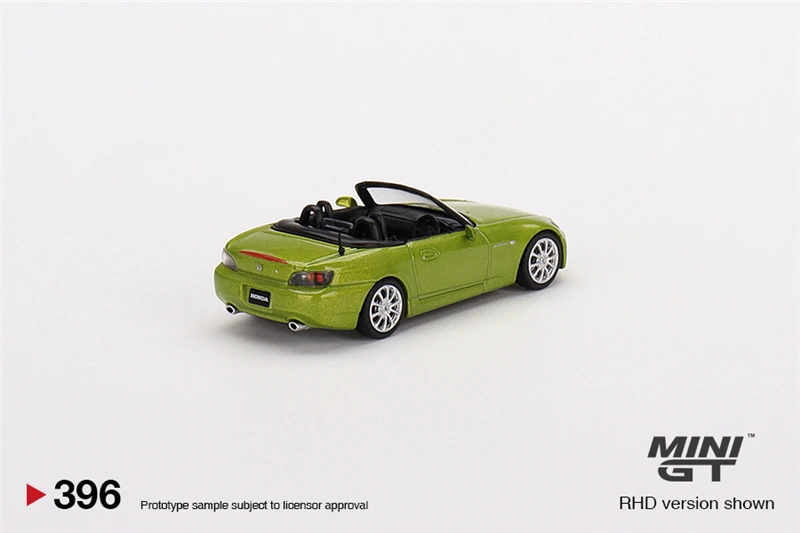 MINI GT 1:64 S2000 (AP2) Lime Green Metallic LHD Diecast Model Car