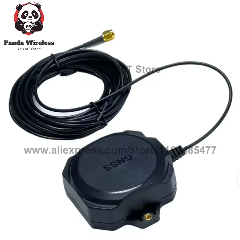 EM-609AN L1 L2 GNSS receptor GPS GLONASS GALILEO antena espiral RTK de alta precisión de alta ganancia SMA MMCX MCX para ZED-F9P impermeable