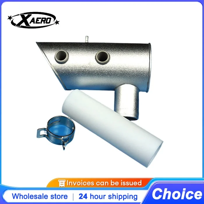 

DLE55 Exhaust Muffler for DLE-55 55cc RC Airplane Gas Engine Parts, Stainless Steel Pipe with Mounting Kit