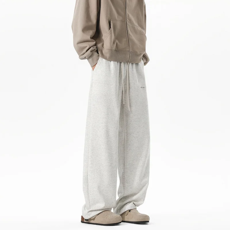 

2025 Solid Color Straight Loose American Style Sweatpants casual pants Trousers