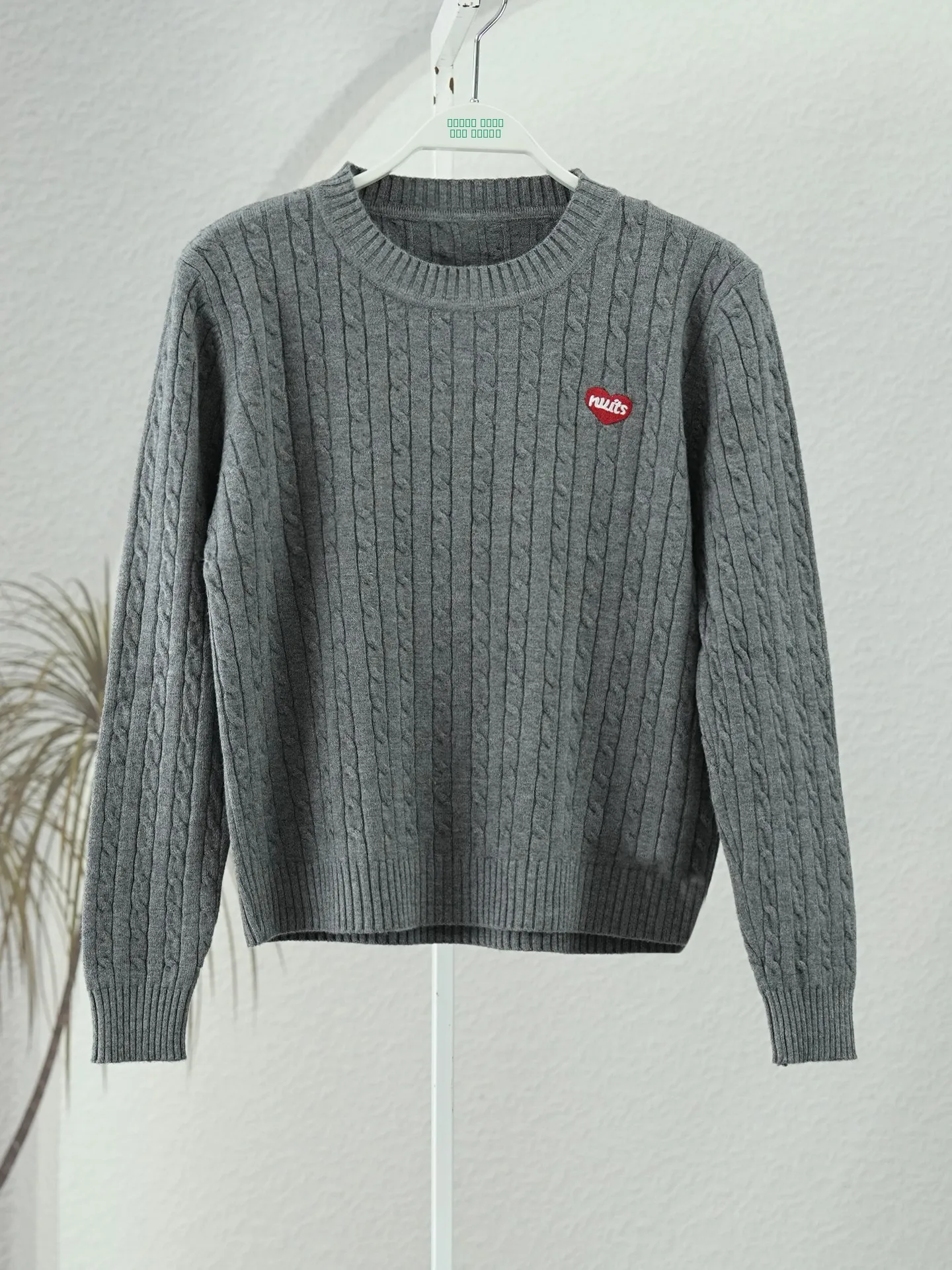 Женский круглый вязаный свитер Ne Long Sve с вышивкой, зимний новый удобный крой, модный повседневный топ