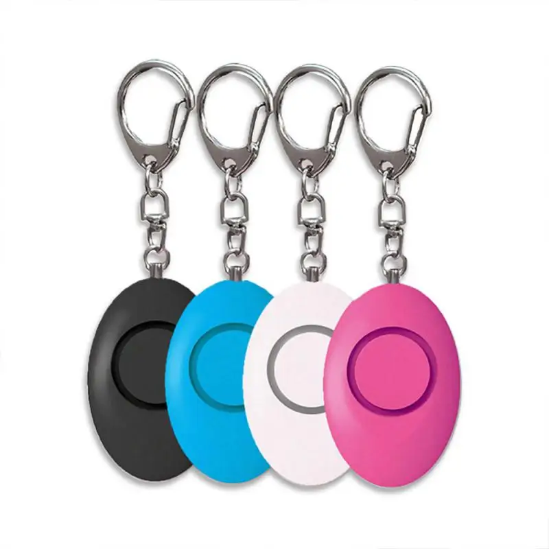 Porte-clés d'alarme de sécurité personnelle anti-loup avec lumières LED, auto-défense portable, sécurité d'urgence pour femmes et hommes, 130DB