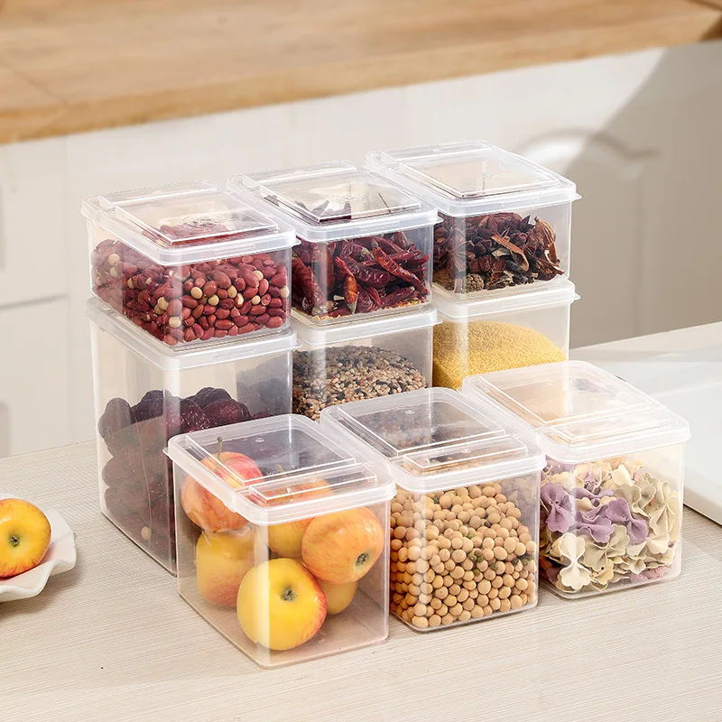 Kitchen Storage Flip Lid Spice Organizer Seasoning Box Sealed Pepper Kitchen Anise Cinnamon Case Home Dispenser Container Tool