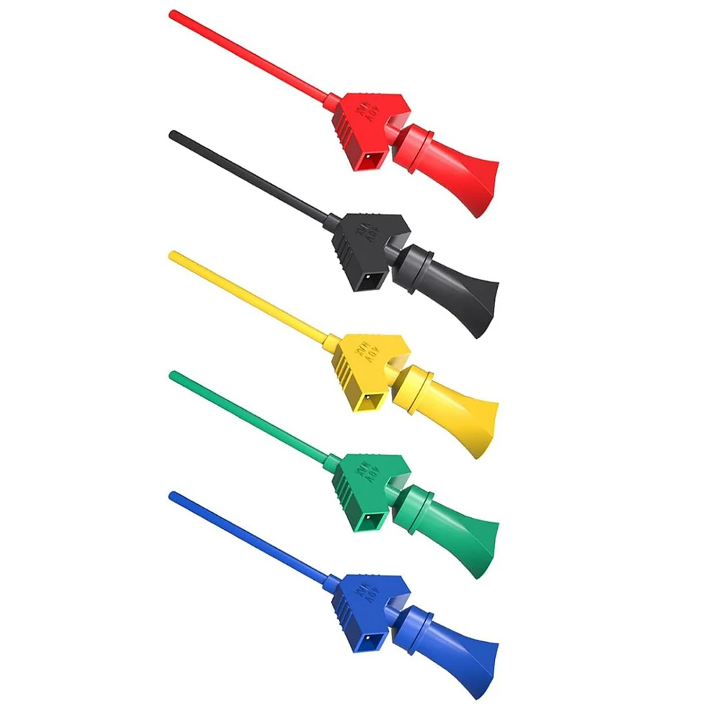 DIY Electronics Projects DIY Breadboard Clips Electronic Component Tester 5 Color Options for mini Clip Retractable Clip Hook