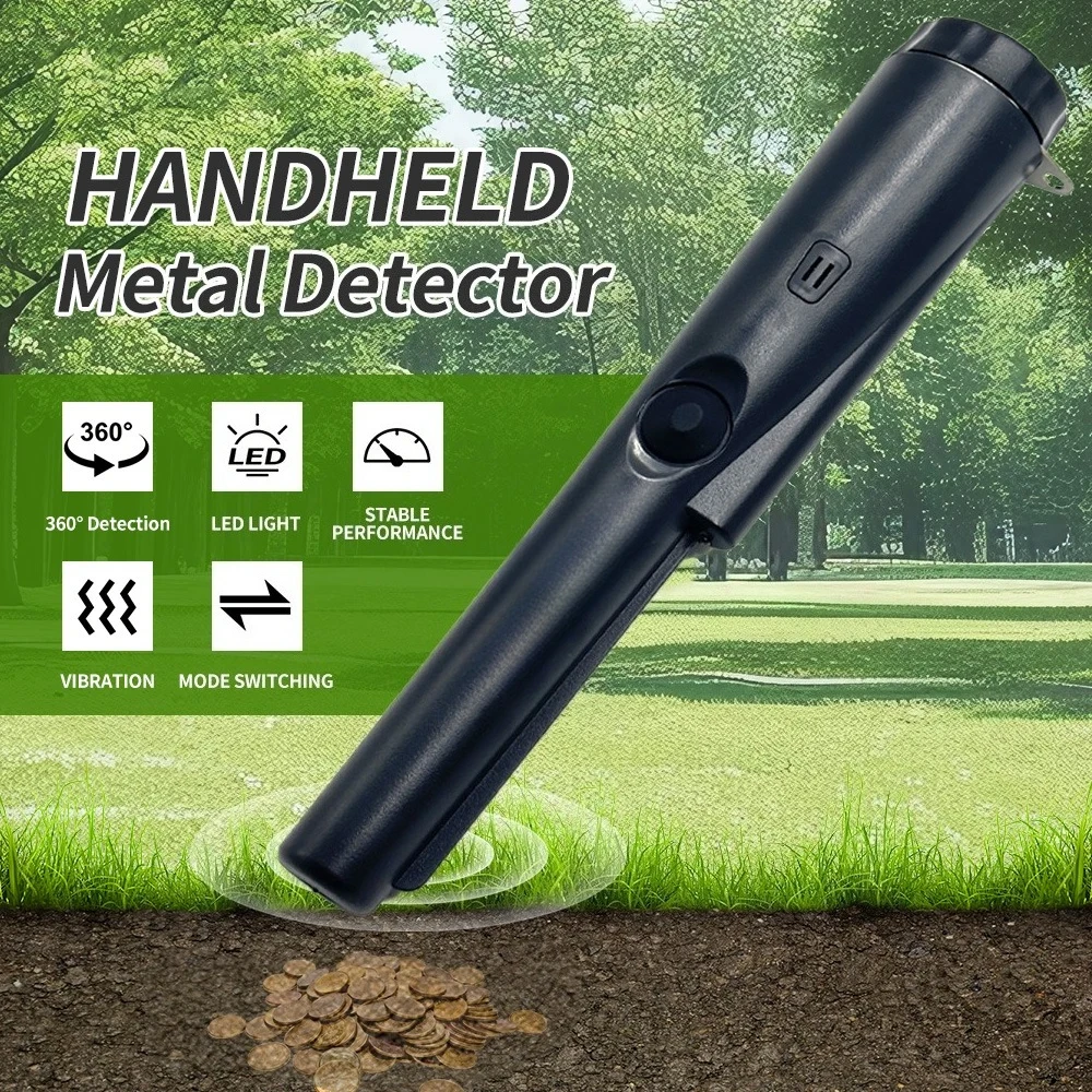 جديد ترقية للكشف عن المعادن عالية الدقة باليد تحديد المواقع قضيب كاشف في الهواء الطلق مقاوم للماء تحت الأرض الكنز هنتر