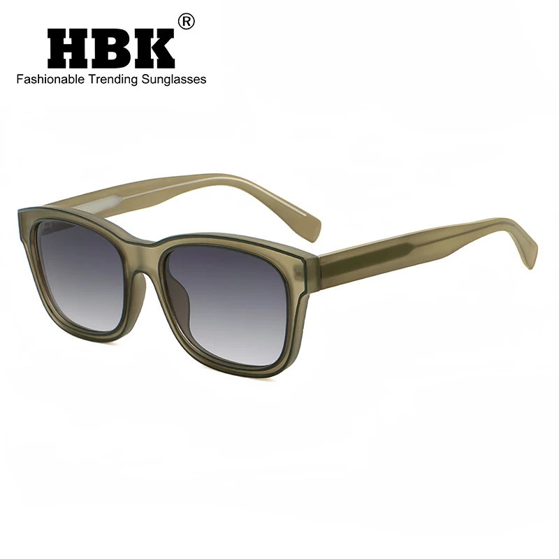 HBK Fashion Pilot Sunglasses Men Large Frame Propionic Acid Pin Punk Sun Glasses Women Travel Party Fishing Eyewear Summer UV400