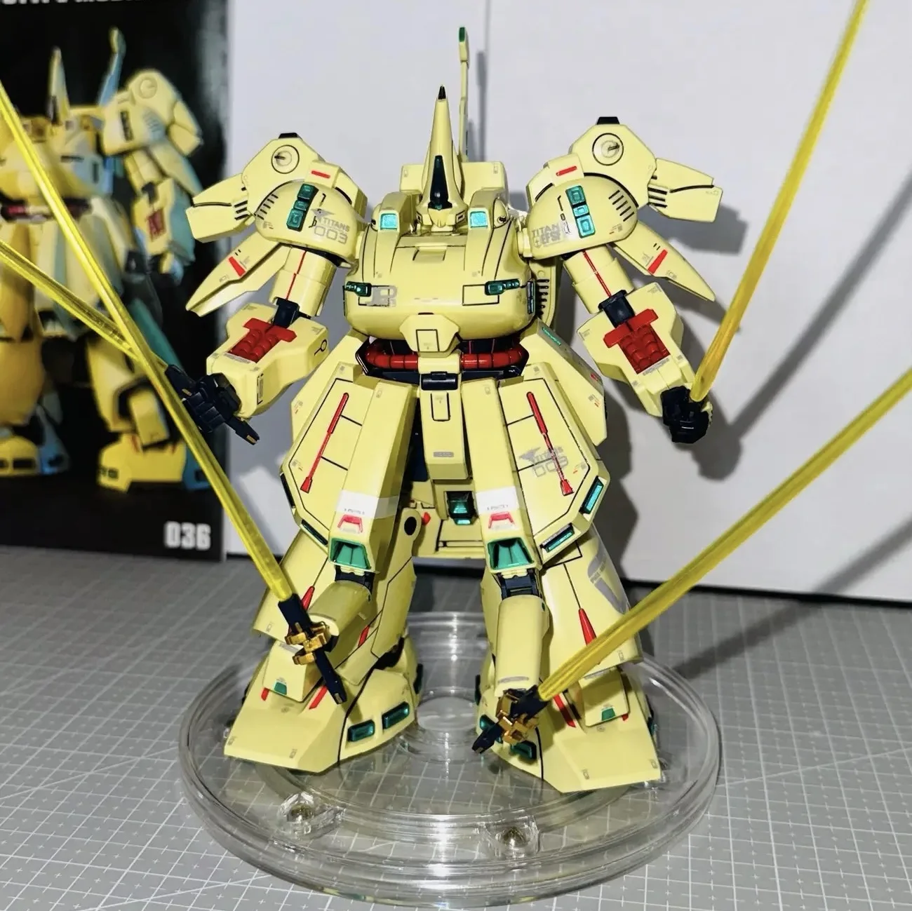 Modelo de estrella 1/144 HGUC 036 THE-OPMX-003, Kit de modelo de ensamblaje, Robot de figura de acción The-O, Kits de modelos de plástico, juguetes, muñeca Hobby, regalo para niños