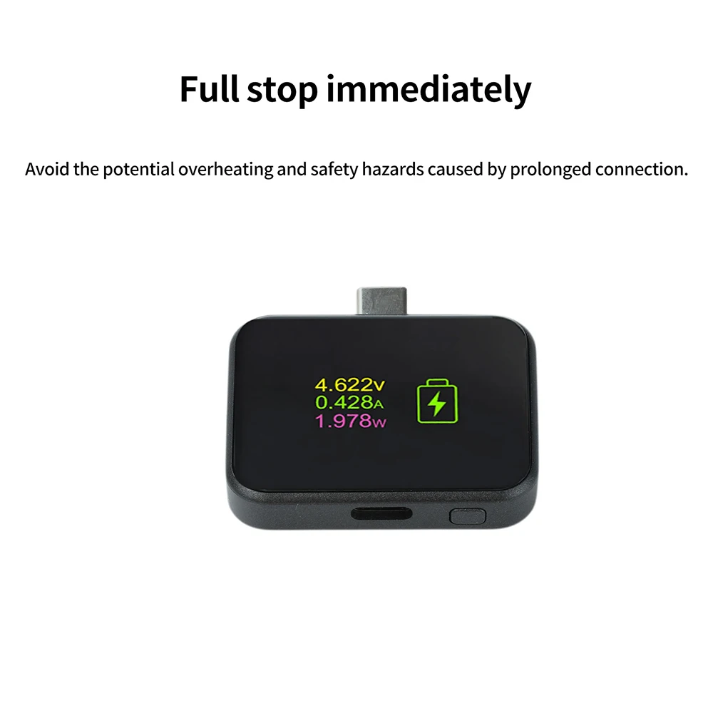 140W PD TYPE-C Leistungsmesser mit TFT-Farbdisplay, intelligenter automatischer Abschaltung, Überladeschutz, DC 5-28V 0-7A – Detail 5