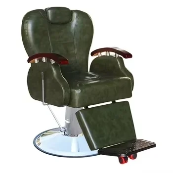 High Quality Beauty Barbershop Salon Equipment And Furniture Hair Saloon Chairs Metal Barber Chair