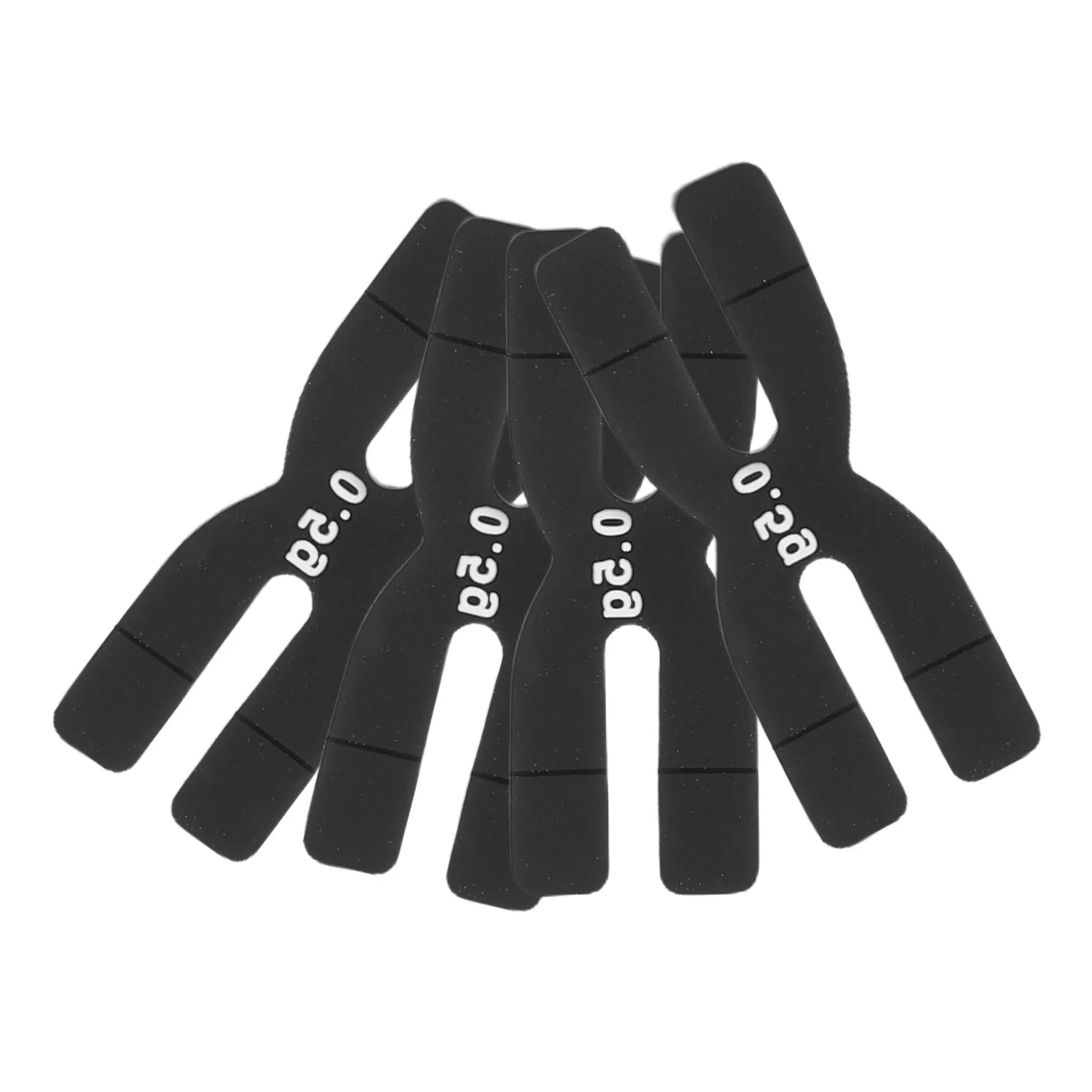 

4Pcs Black Silicone Badminton Racket Weight Insert H-Design Balance Strips Easy Install Remove Adjustable