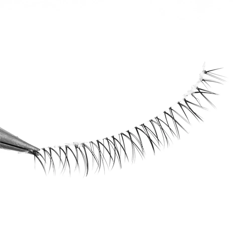 5 paia di ciglia inferiori Manga Clear Band sottile piccola fiamma sotto ciglia finte striscia ciglia inferiori naturali strumenti per il trucco coreano