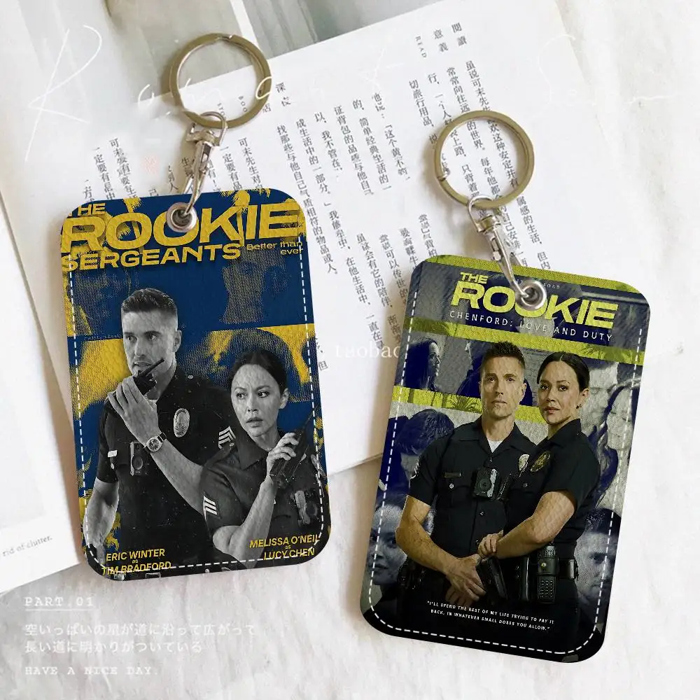 

Crime Themed TV Dramas The R-Rookie Badge Holder Keychain For Bank Business Work Card Holder Student Card Protective Case