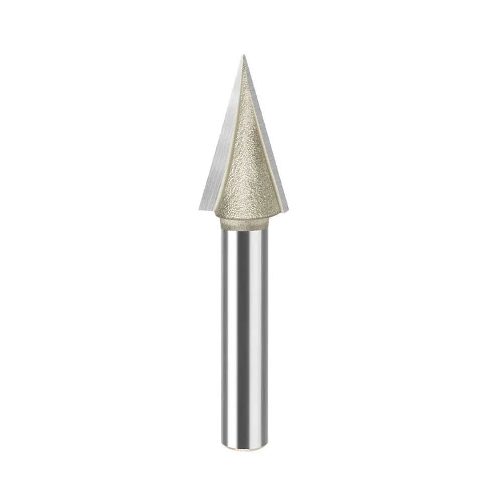 Carbide V Bit 30 Degree V Shaped Engraving Router Bit with 1/4 or 6mm Shank Options for CNC Woodworking and Trimming Machines