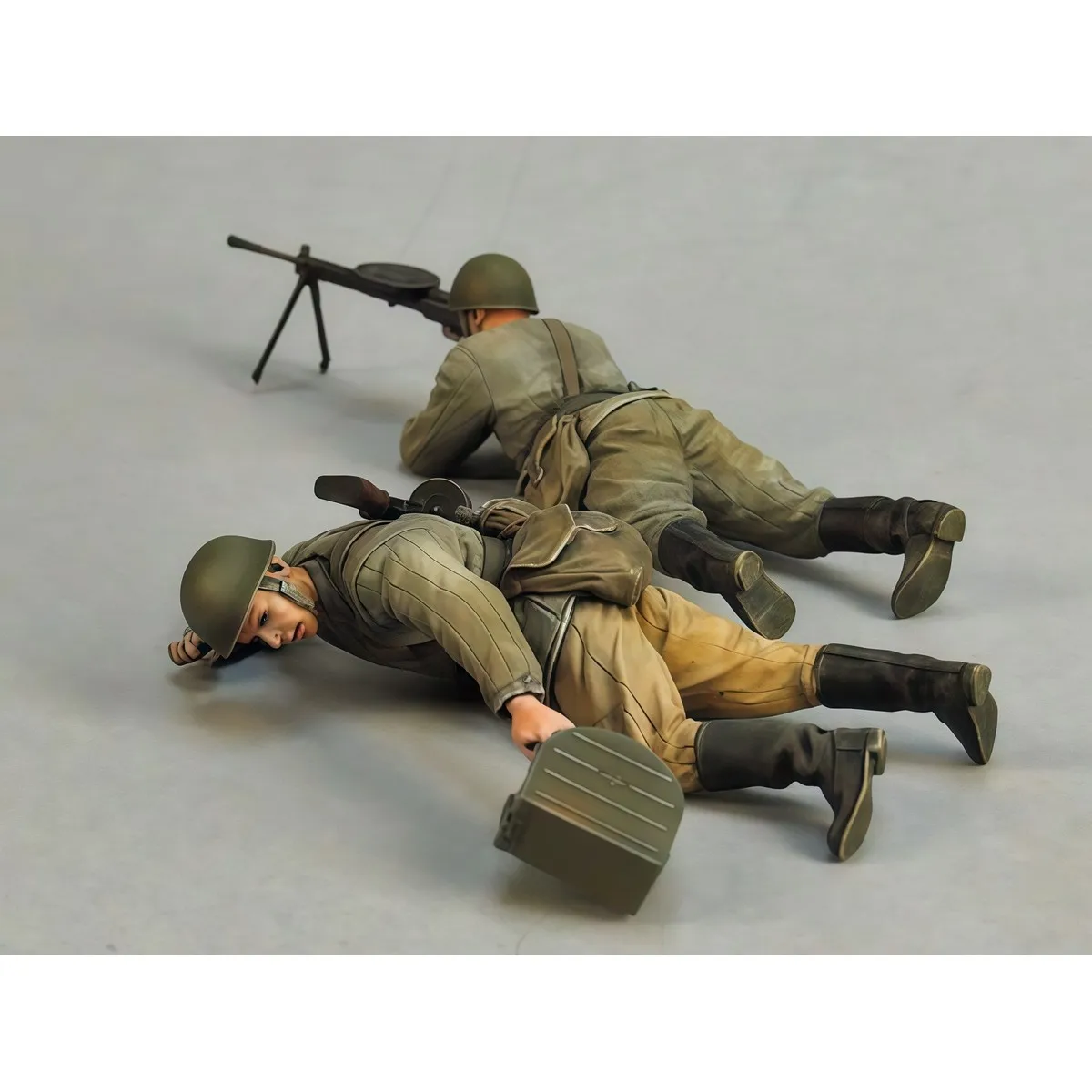 

Комплект неокрашенной модели из смолы 1/35, военная тема, российский машинный пистолет времен Второй мировой войны в разобранном виде и неокрашенный GK