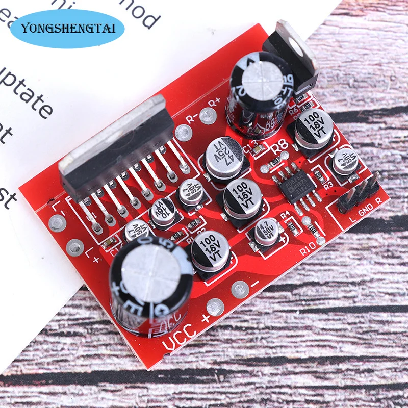 TDA7379 Dual Channel Amplifier Board NE5532 Electric Module 2x38W AD828 Preamp DC 9-17.5V High Power Output for Amplifiers Audio