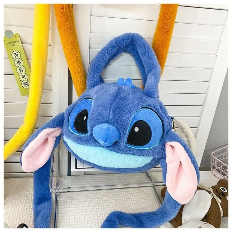 Bolso de hombro de Disney, bandolera para niños, niñas y niños, regalo de cumpleaños de felpa de dibujos animados