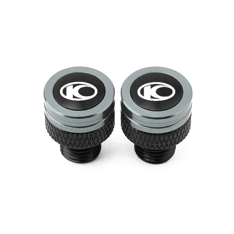 ل KYMCO Xciting 250 300 500 DOWNTOWN 350 AK550 CV3 DTX360 دراجة نارية الملحقات CNC M10 * 1.25 مرآة ثقب المقابس مسامير كوف