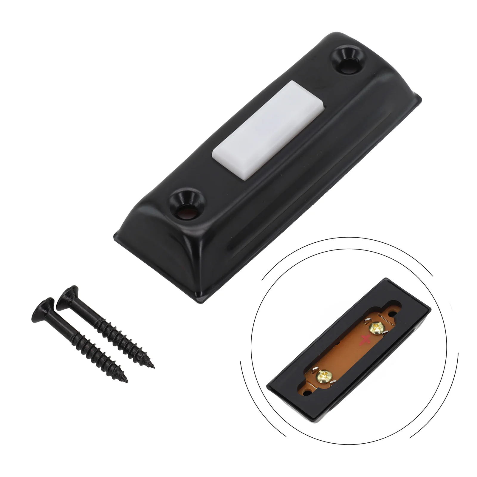 Easy Installation Easy Installation Iron Doorbell Button Easy Installation Easy Installation Package Content Wall Mounted