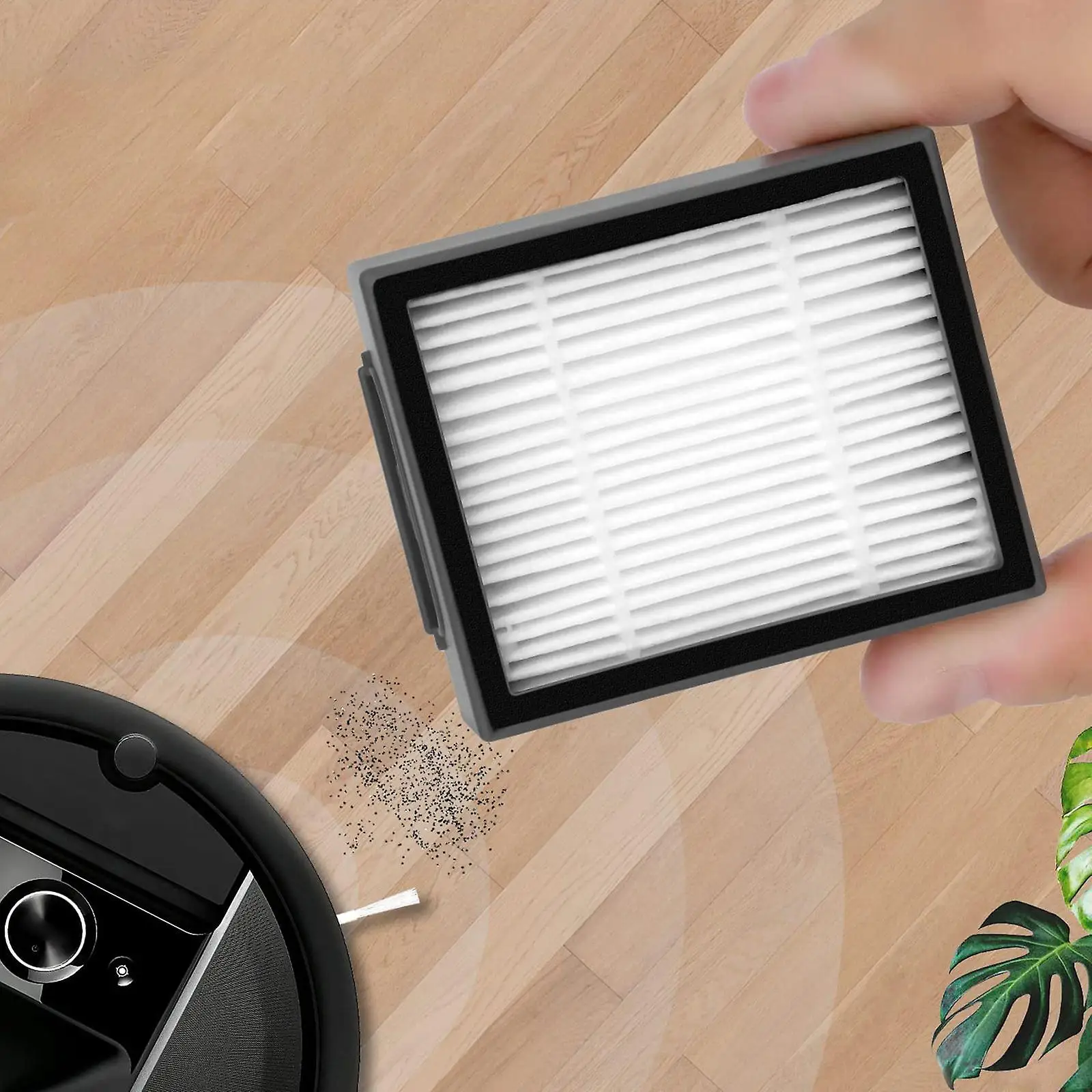 Filtro Hepa para Irobot Roomba I & e Series E5 E6 E7 I3 I3 + I4, paquete de 10 unidades