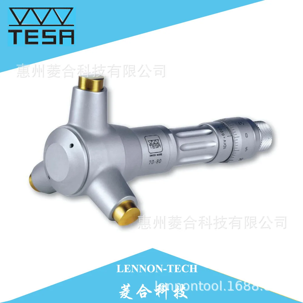 2025  TESA three-point inner diameter micrometer 00813411 Range 4-4.5 mm 0.001mm Mechanical metric