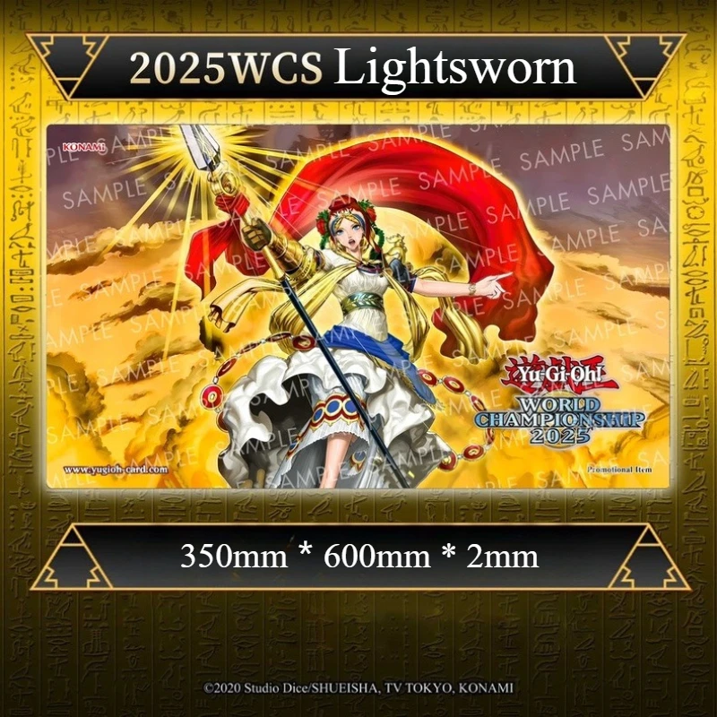 Игровой коврик и коробка для колоды Yugioh Light Leadin the Valiant Yu-Gi-Oh! Коврик для карточных игр TCG OCG, резиновый коврик для дуэлей, коврик для мыши