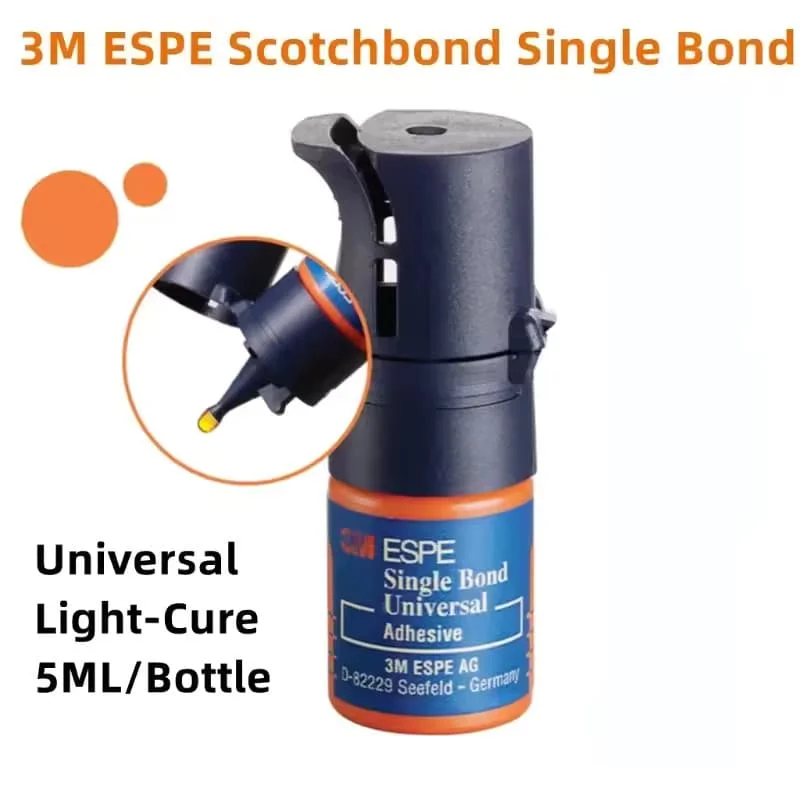 

3M ESPE Single bond Universal 8th-Generation Dental Adhesive ，All-Purpose Adhesive (Silane-Containing)1.5ml/3ml/5ml