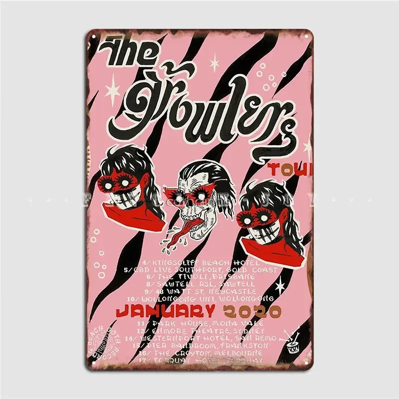 The Natural Affairs Growlers Australia Tours 2020 Sahabatku Metal Plaque Poster Kitchen Plaques Tin Sign Poster