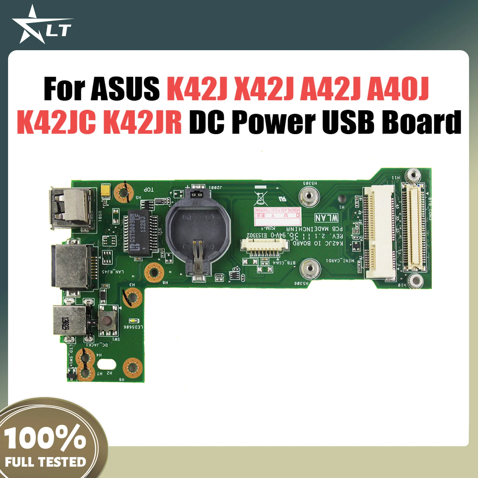 DC Power USB Board For Asus K42J X42J A42J A40J K42JC K42JR K42JZ K42JY K42JV x42D K42D K42F board