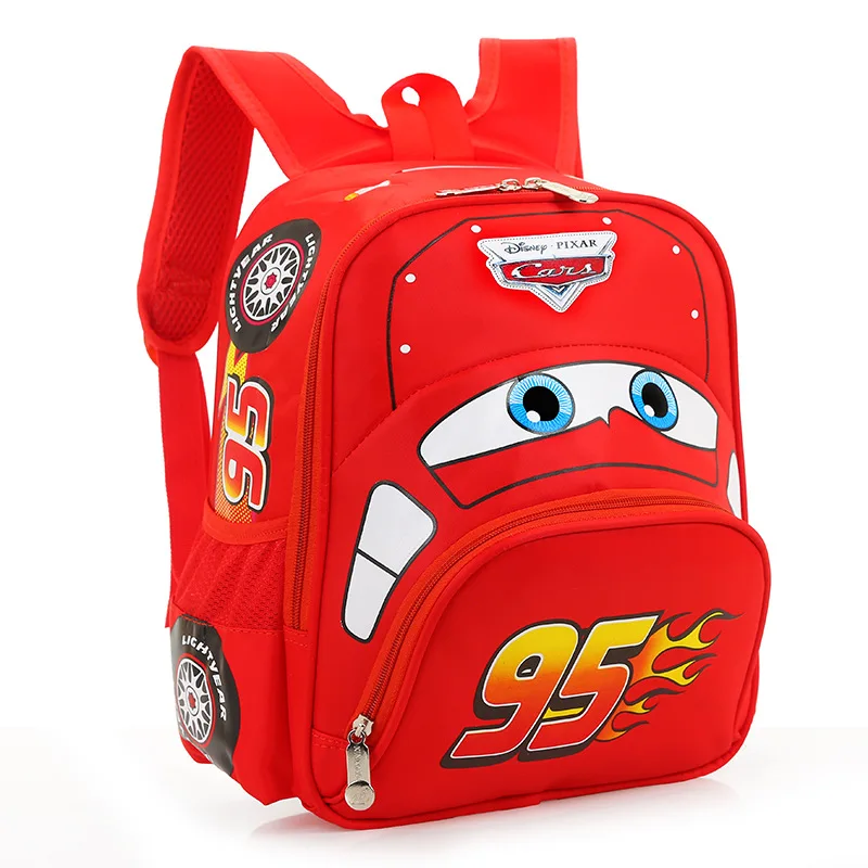 Plush car children\'s bag kindergarten female baby boy safety backpack primary school students 3-6 years old