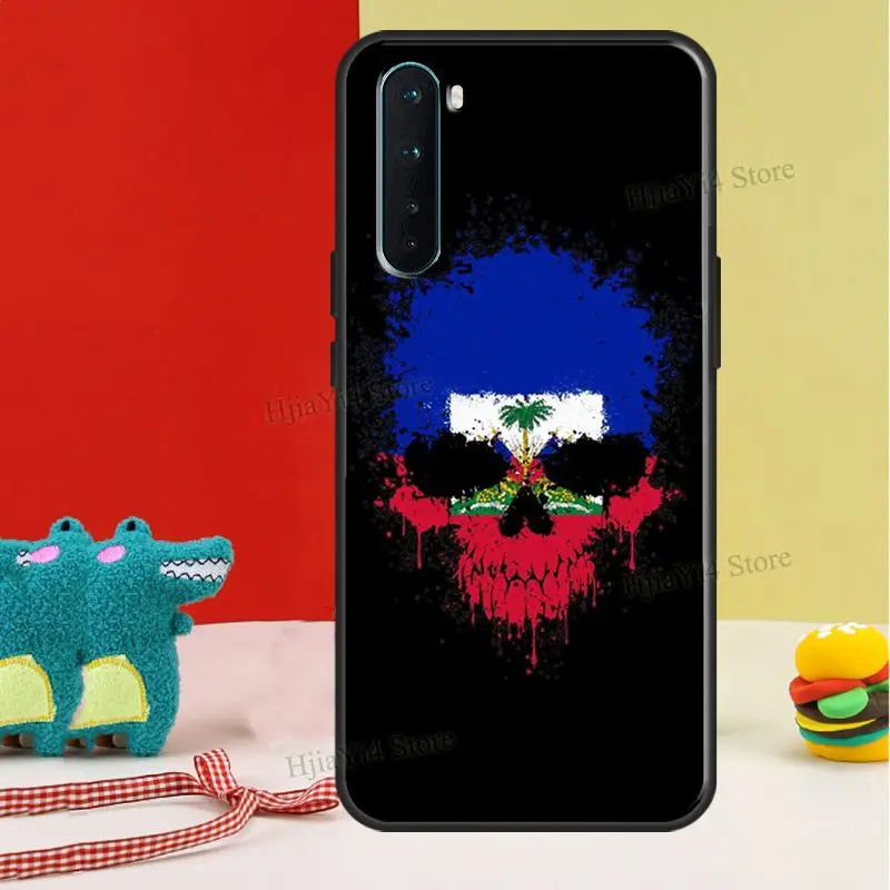 Haiti Haitian Flag Case For OnePlus 9 10 Pro Nord2 8T 9R Coque For OPPO Realme 8 Pro 8i C3 C21 GT Neo 2 Master