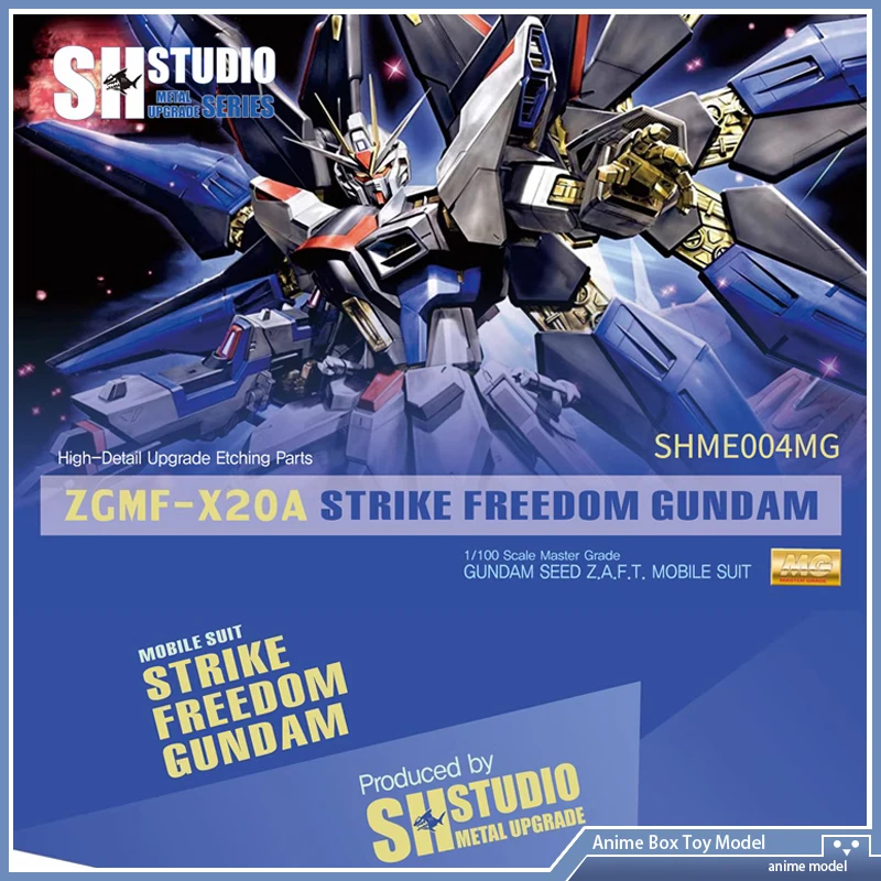 

SH STUDIO for Gundam MG 1/100 ZGMF-X20A STRIKE FREEDOM Special Etching Sheet Assembled Model