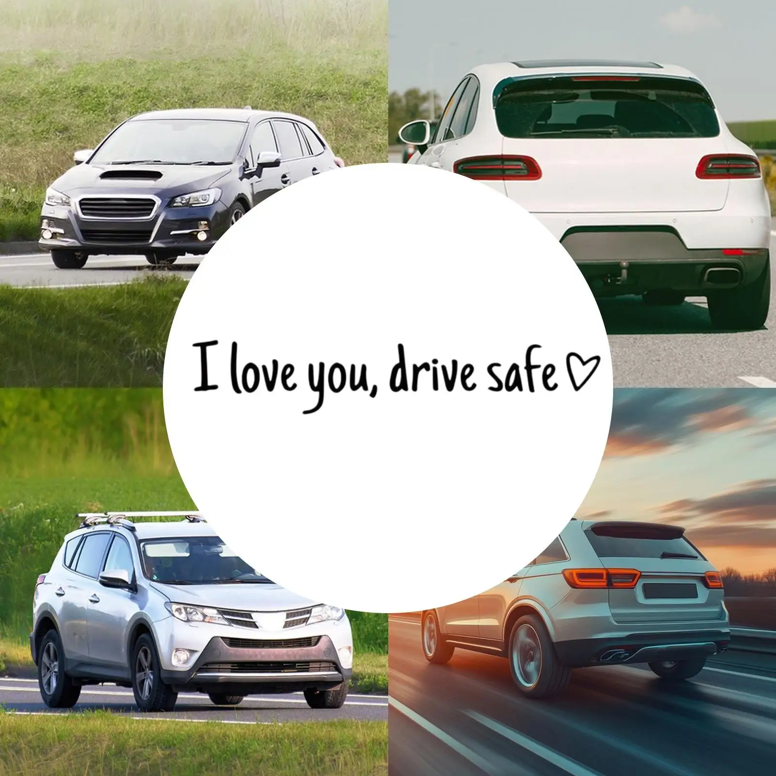 Car Mirror Decal Cute Interior Decor Windshield Car Rear View Window Decals For Truck Auto Motorbike Sedan SUV Pickup Scooter - view 4