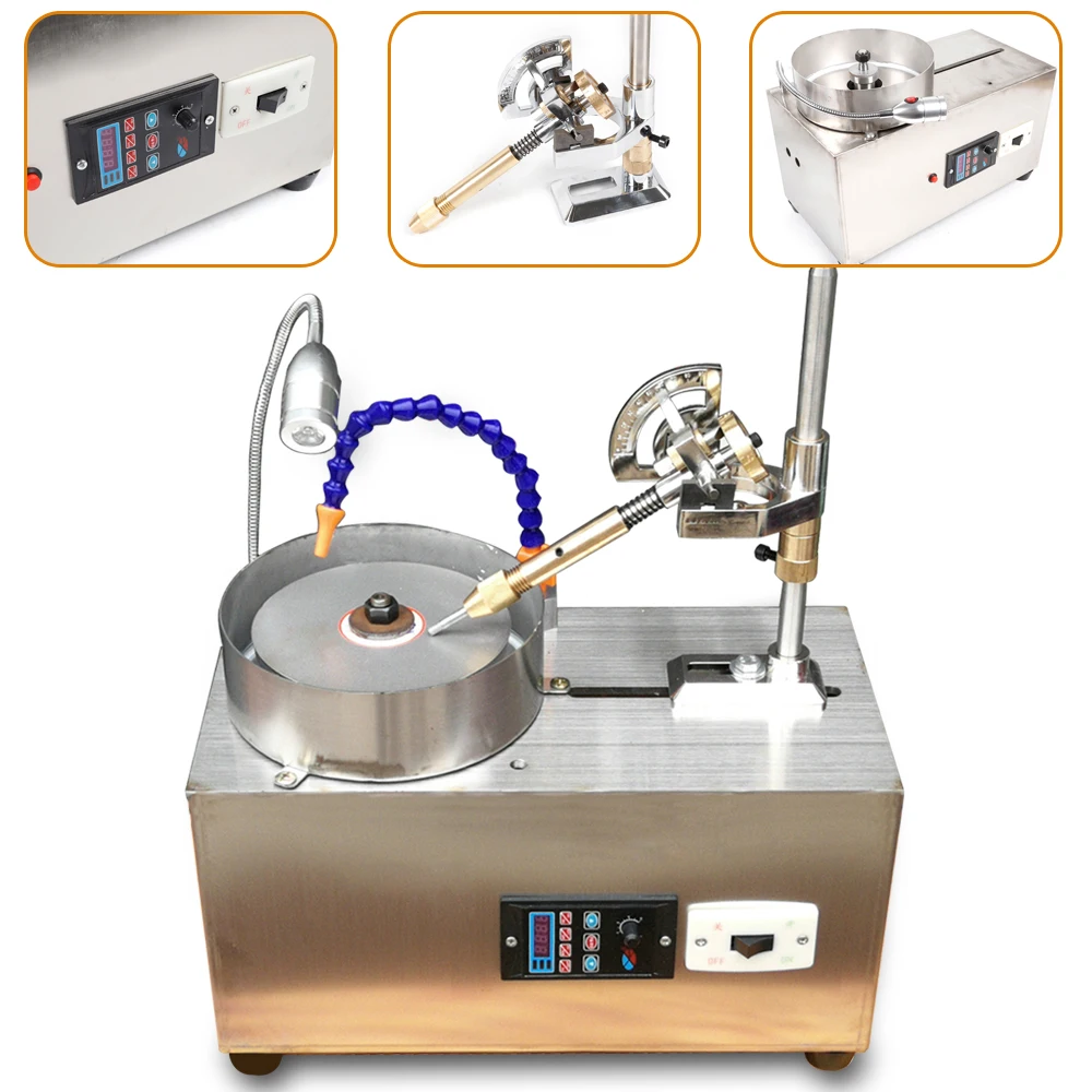 New Gem Faceting Machine Jade Jewelry Processing Polisher Stone Angle Machine Flat Grinder