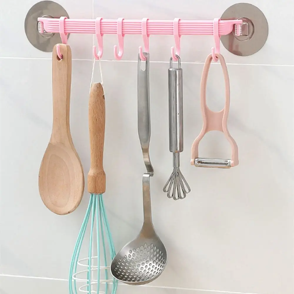 

Wall Organization Cupboard Holder Wall Tool Shelves Hanger Organizer Hook Kitchen Supplies Key Rack Hanging Shelves