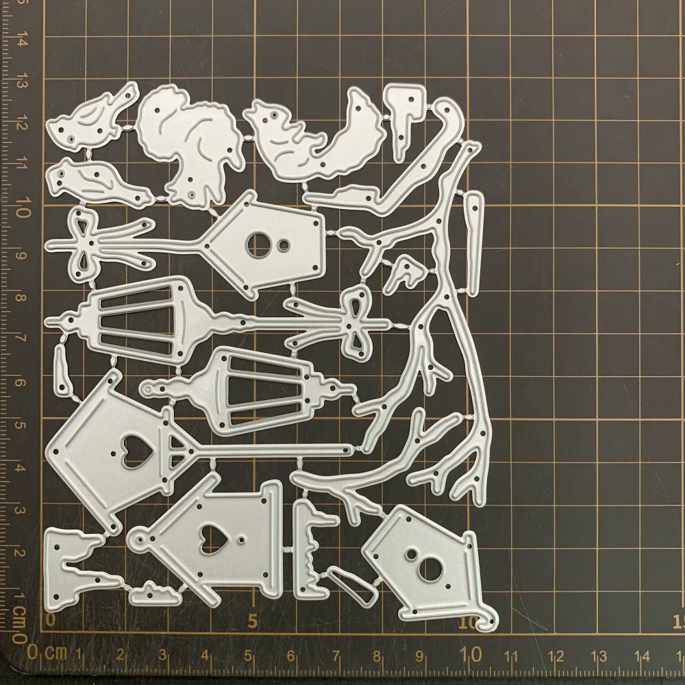 12 نوعا من زينة عيد الميلاد قطع معدنية يموت الإستنسل DIY بها بنفسك سكرابوكينغ الزخرفية النقش الحرفية يموت CutsTemplate #4