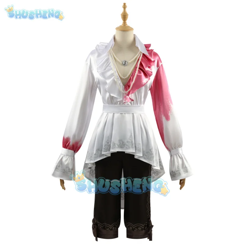 Joseph Desaulniers Cosplay Costume pour homme, uniforme de prolifération, collier, perruque, accessoire, jeu d'anime, tenue de fête, pli, V