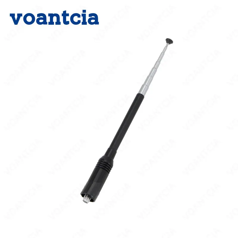 

Walkie Talkie Rod Antenna Telescopic Black Durable RH775 SMA-Female U/VHF Dual Band for Ham Radio Baofeng UV5R UVB5/82 BF-888s