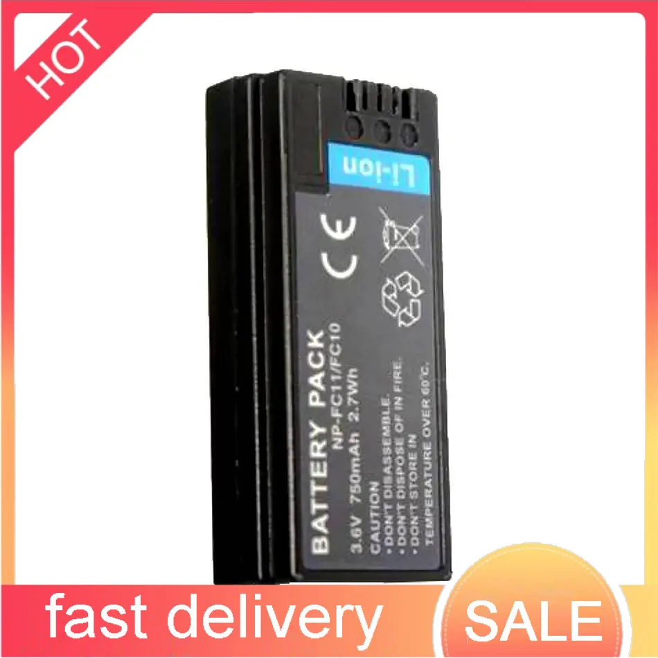 

High Capacity NP-FC11 750Mah For Sony F970 FZ100 FW50 BN1 BD1BG1 BX1 FH FV FP Camera Battery Premium Replacement