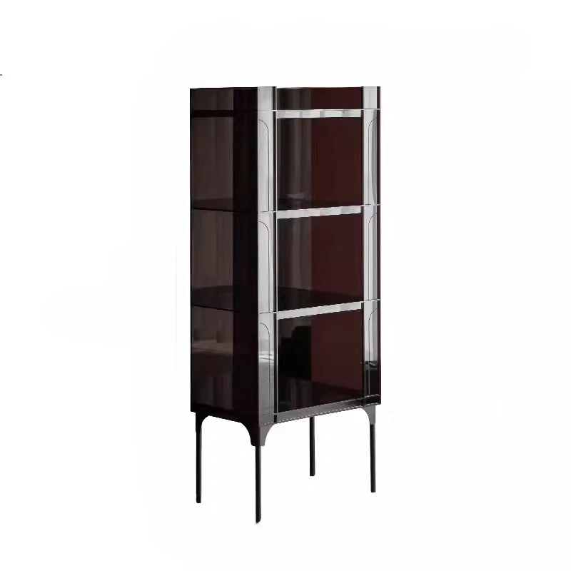 

Light Luxury Acrylic Living Room Wine Cabinet Bedroom and Household Display Cabinet