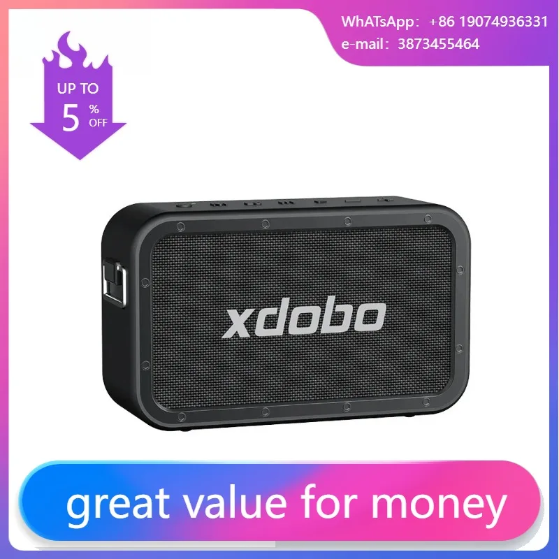 

2024 Xdobo 1983 Max Best 120 W Power Portable Waterproof Bass Sound Blue Tooth Wireless Speaker