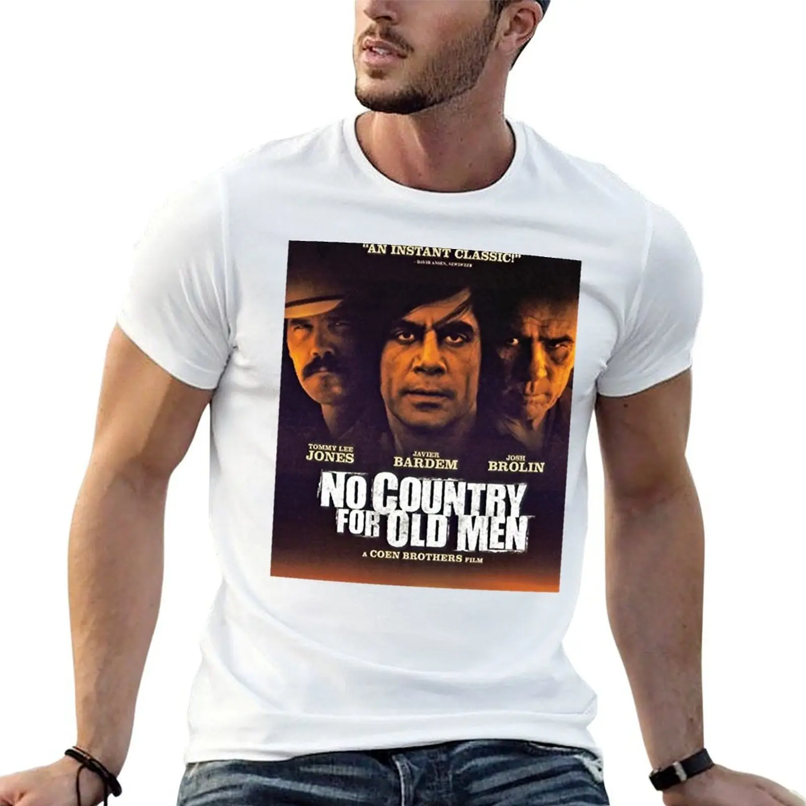 

No Country For Old Men T-Shirt man t shirt cotton t shirts for man cotton funny T-Shirt