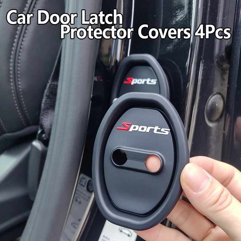 Sports Universal Car Vehicle Door Locks Guard Stopper Silicone Cushion Mute Shock Absorber Protective Cover Silent Shock Pads