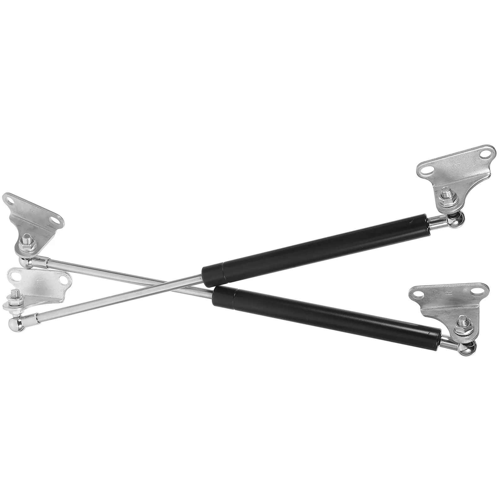 2Pcs Gas Spring Strut Heavy Duty Lift Support L-Type Mounts Toolbox Trunk Rv Cabinet Lid Support Gas Spring Strut view 2