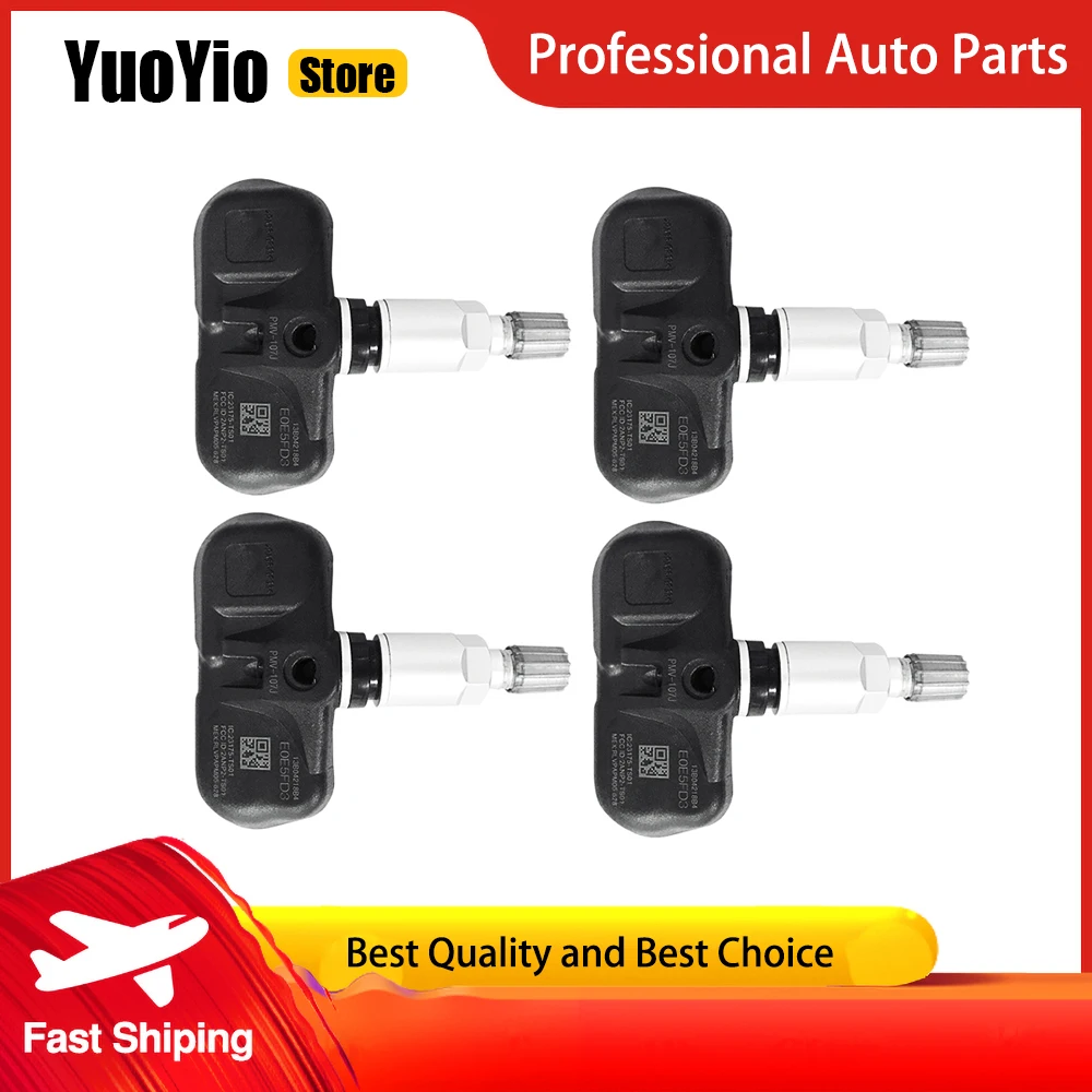 

YuoYio, 4 шт., новый датчик давления в шинах 42607-33021 PMV-107J для Lexus CT Serises Toyota Land Cruiser Scion IQ и многого другого