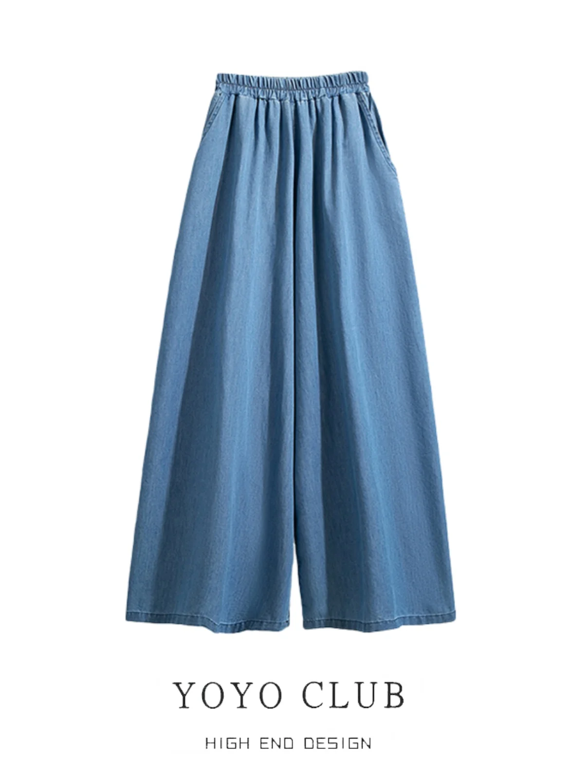 

High Waist Wide Leg Jeans Women's Loose Fit Straight Casual Floor Length Pants plus Size Spring Season Slimming Effect